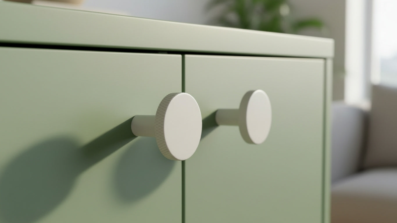 Knop CH057 | Nubret | Hvid