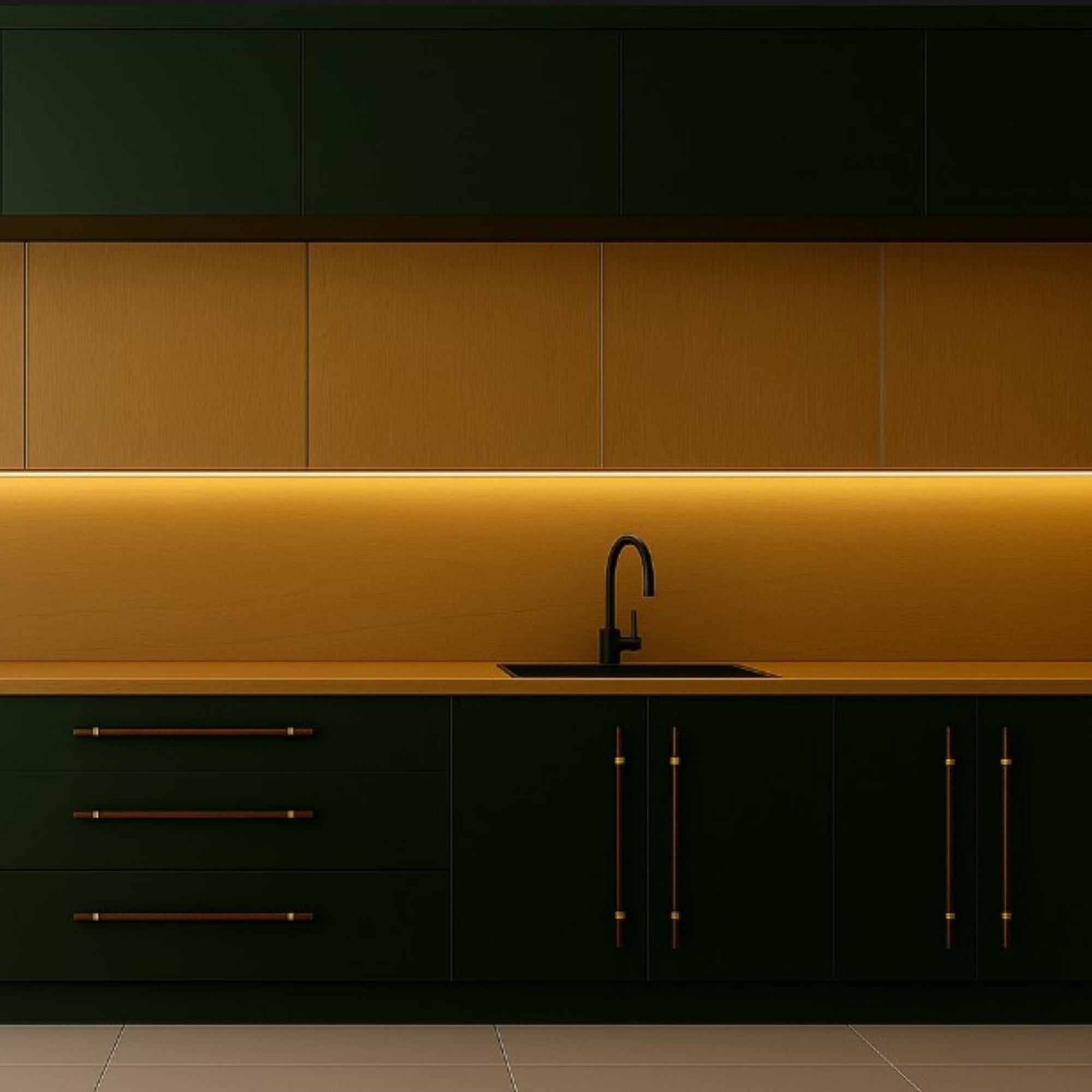 Walnut + Brass