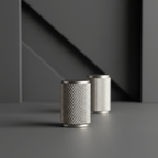 Knopp CH035 | Lättrad | Nickel