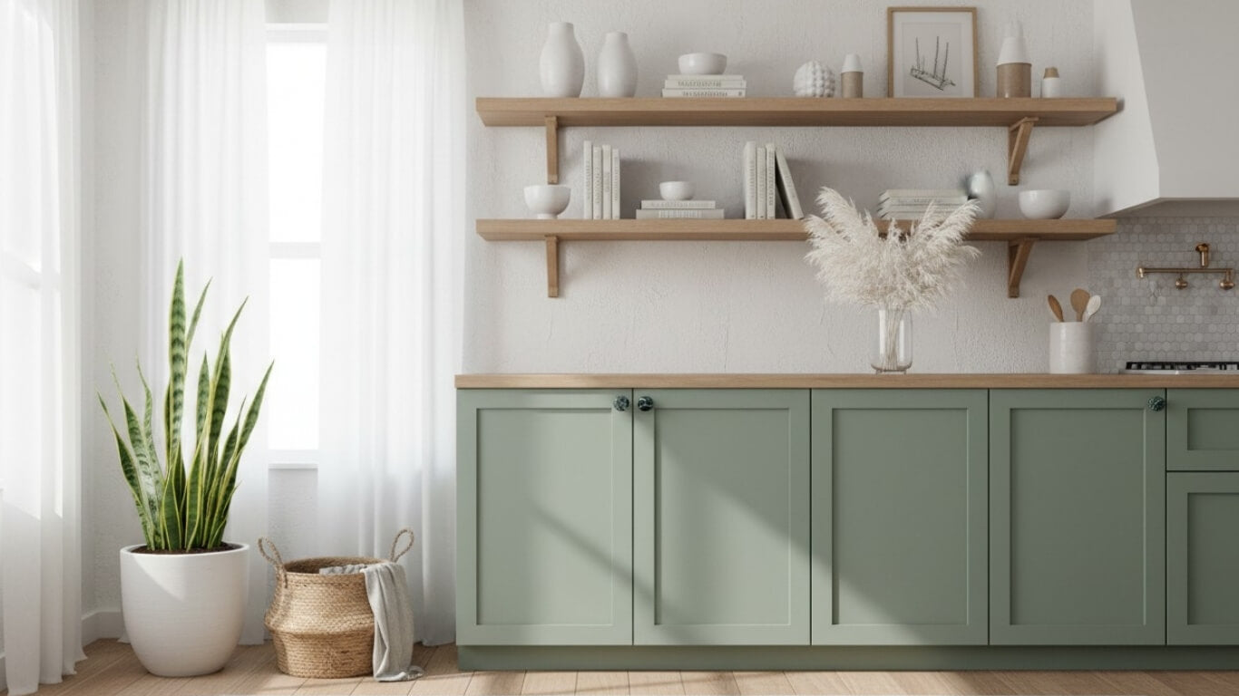 Knop DR101 | Marmor | Green Flower 