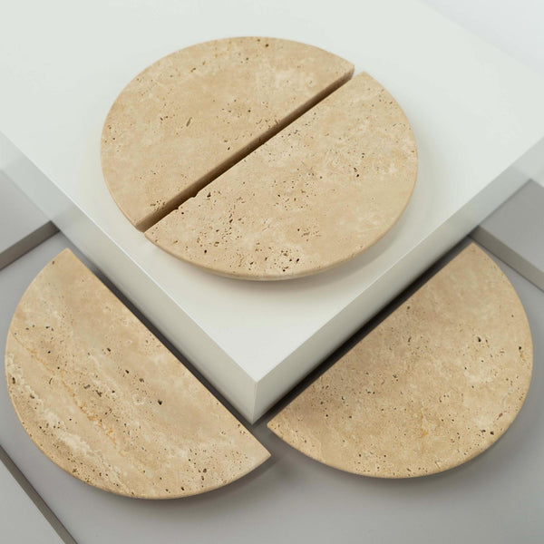 Handle DR102 | Marble | Travertine (SET)