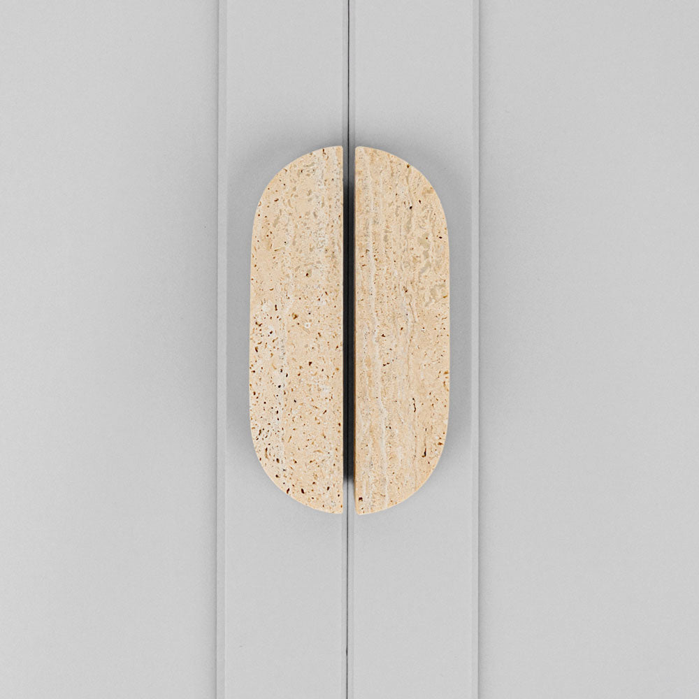 Poignée DR103 | Marbre | Travertine (SET)