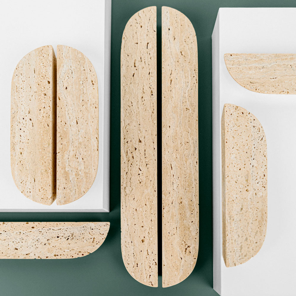Poignée DR103 | Marbre | Travertine (SET)