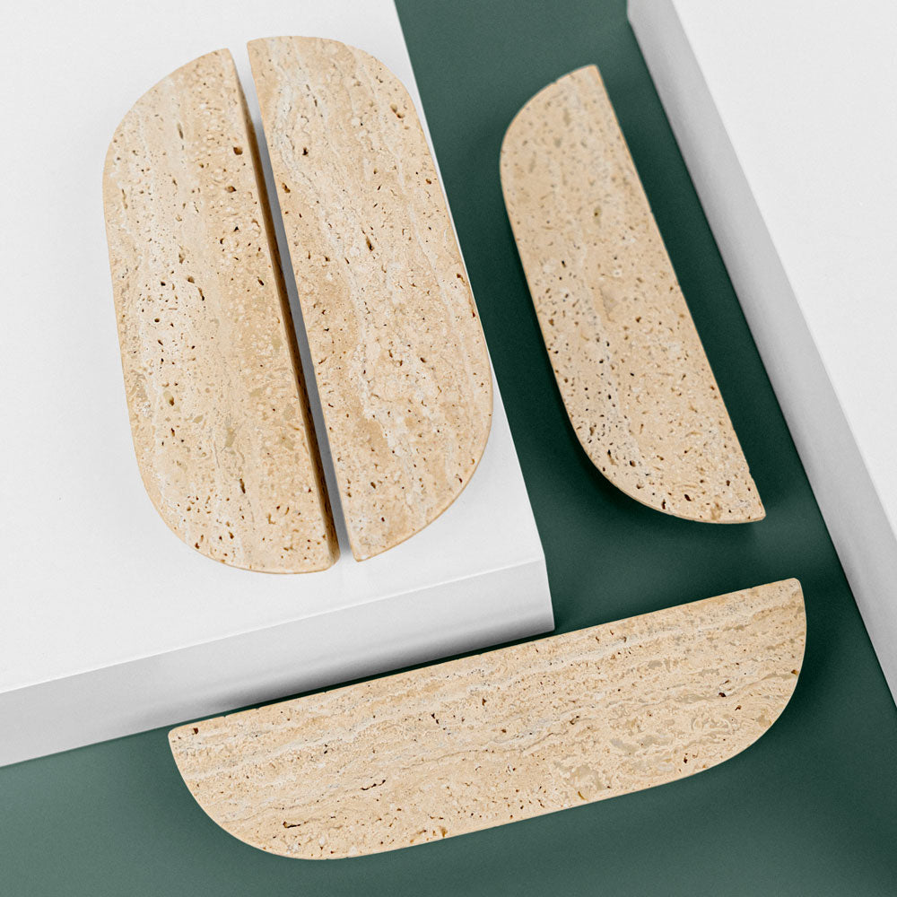 Poignée DR103 | Marbre | Travertine (SET)