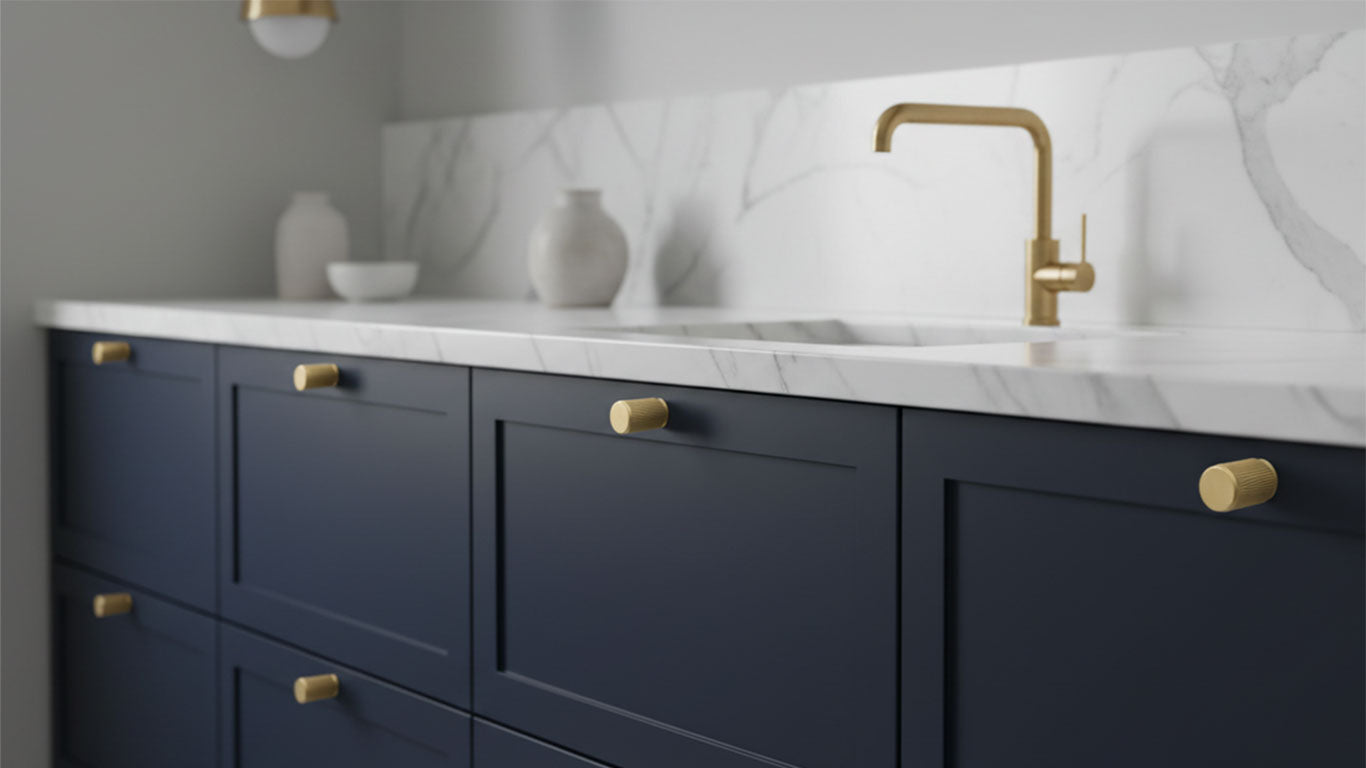 Bouton 3100 | Cannélé | Laiton