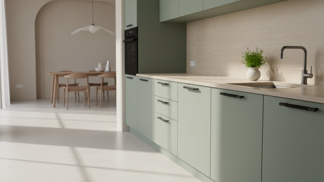 Handtag 3100 | Räfflat | Svart