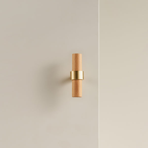 T-Bar CH025B | Beech Wood + Brass