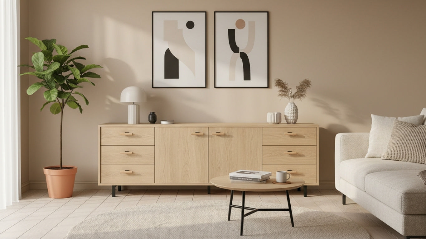 T-greep CH076 | Beukenhout + Zwart