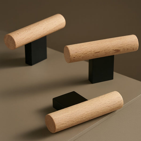 T-Bar CH076 | Bois de hêtre + Noir