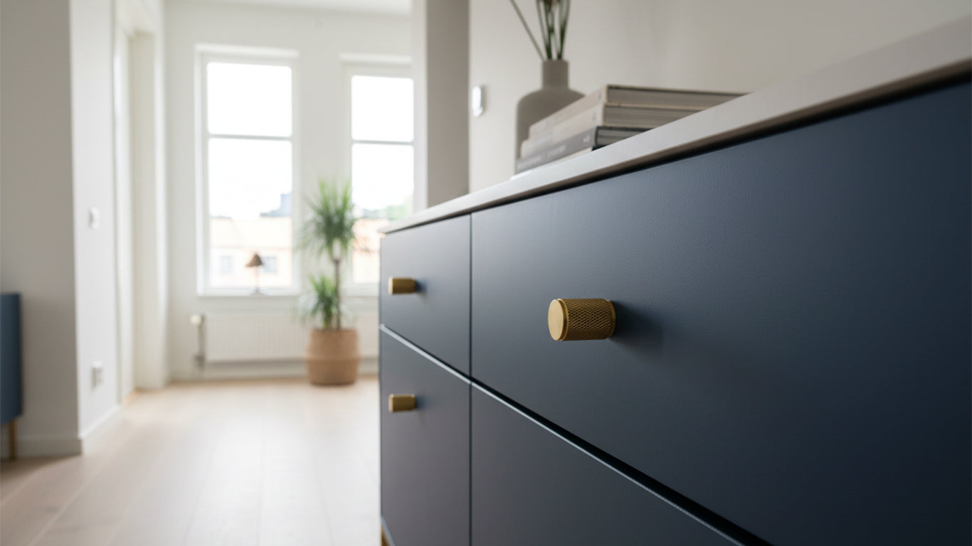 Knopp CH035 | Lättrad | Mässing