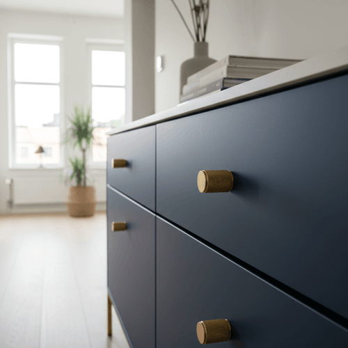 Pomello CH035 | Zigrinato | Ottone