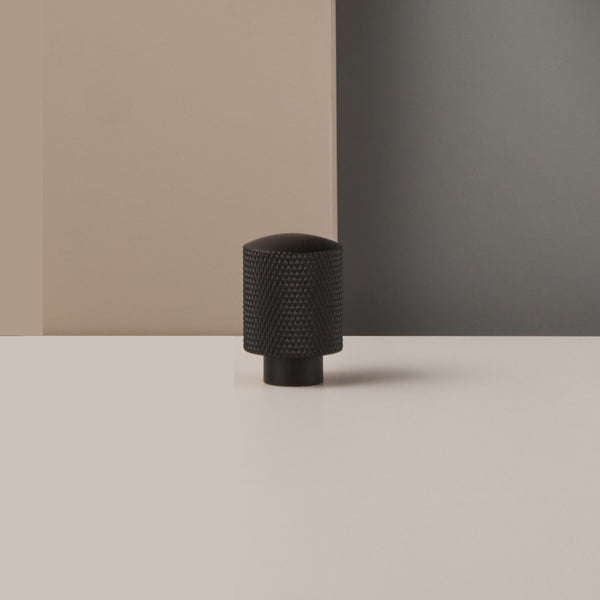 Knob CH036 | Knurled | Black