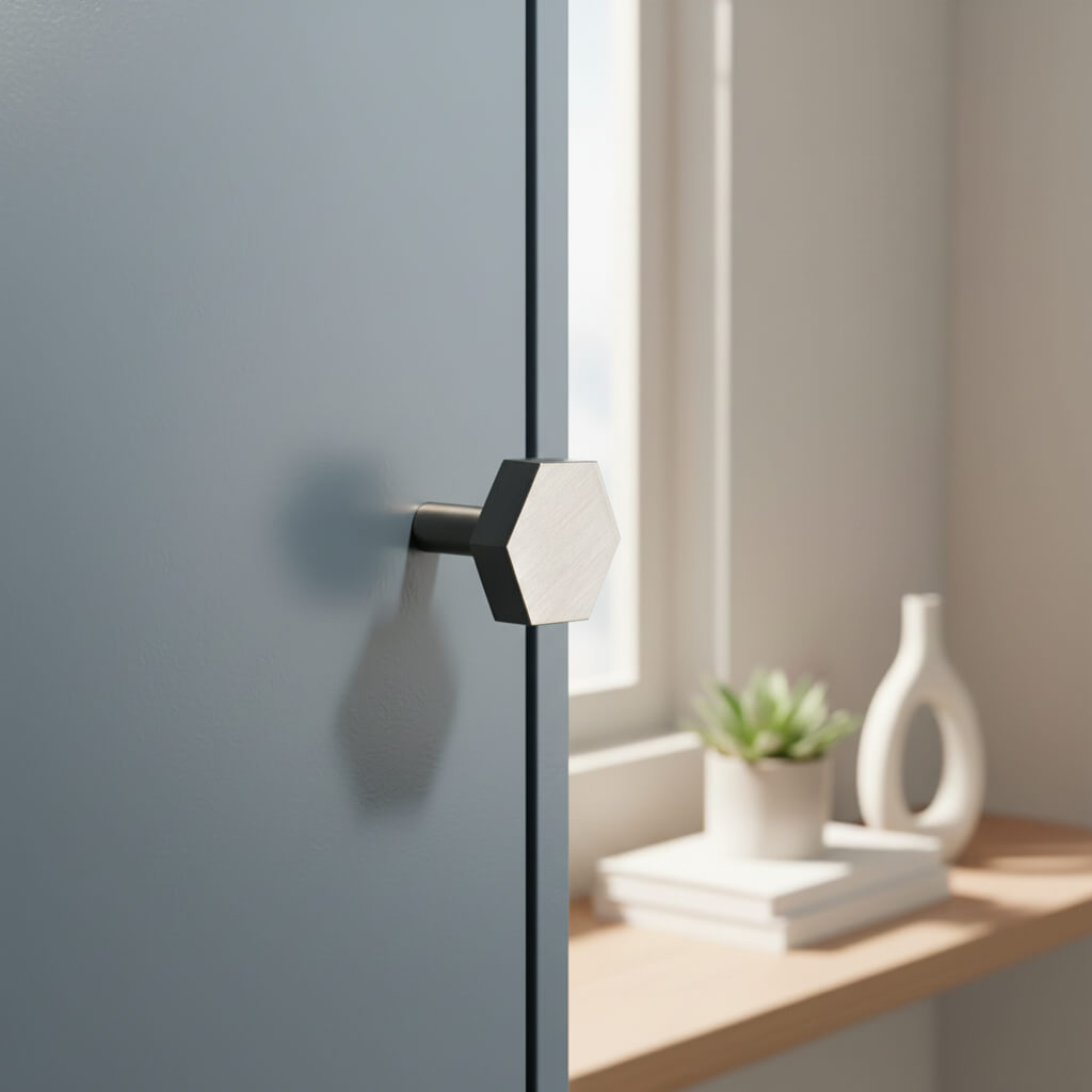 Knob 1055 | Hexagon | Nickel 