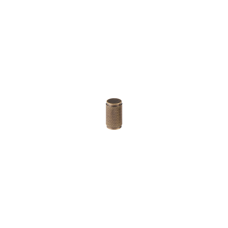 Knop 3146 | Rillet | Antik Messing