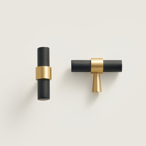 T-bar CH016A | Svart + Mässing